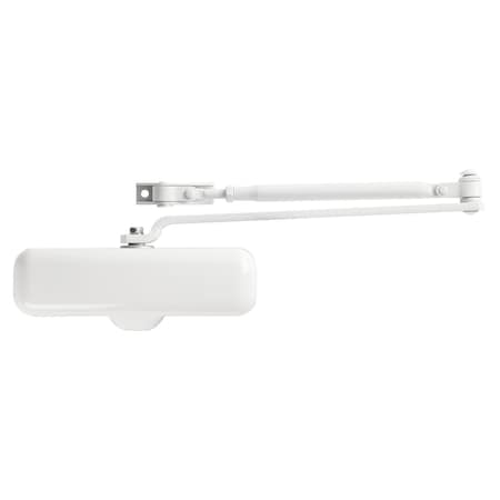 Brinks Commercial Brinks Residential White Steel Hydraulic Adjustable Door Closer BC4007